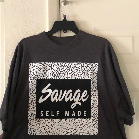 Grey Savage T-shirt - Picture 1 of 3